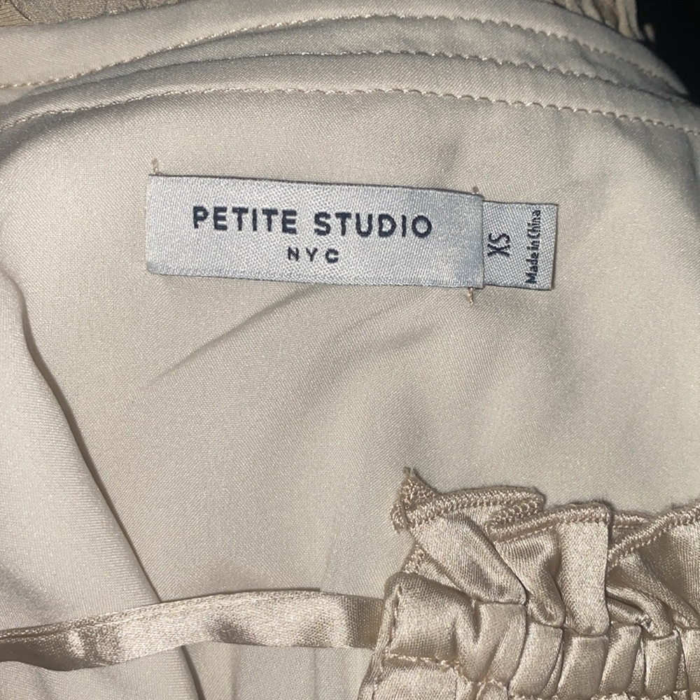 Petite Studio Jodie Champagne Dress Sz XSP - Picture 7 of 7